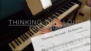 Thinking Out Loud (@EdSheeran ) [Piano Cover + Sheet Music] - Carmine De Martino