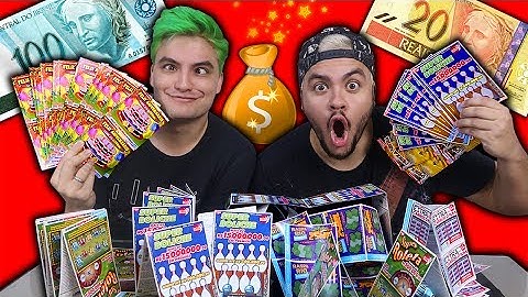 GASTEI R$ 1000 MIL REAIS EM RASPADINHA E GANHEI MUITA COISA!! RECORDE DE PRÊMIO