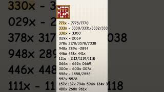 Full COMPARE TO YOUR WORKOUTS!! ALLSTATE PICK4 TRIADS!! #pick4 #lottery Guide