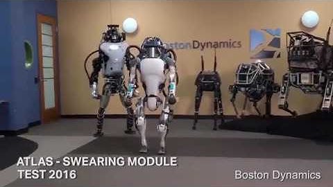 Atlas robot swearing module Boston Dynamics future killer robot