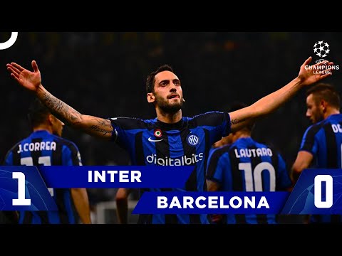 Inter - Barcelona (1-0) Maç Özeti | Şampiyonlar Ligi C Grubu 3. Hafta