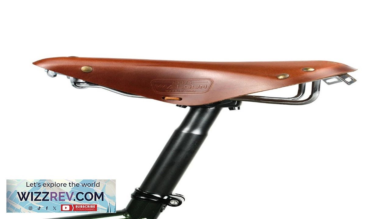 WALGUN RR175 Retro bike saddle soft leather bicycle saddle women men Review