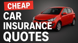 Cheap Car Insurance Quotes - Save BIG on Your Premium Today! News