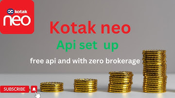 Kotak ki api kaise connect karaa | how to connect kotak Neo api