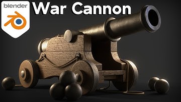 War Cannon (Blender 3d Model)