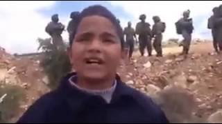 طفل فلسطيني من دير بلوط يلخص حكاية الشعب الفلسطيني بطريقة مضحكة