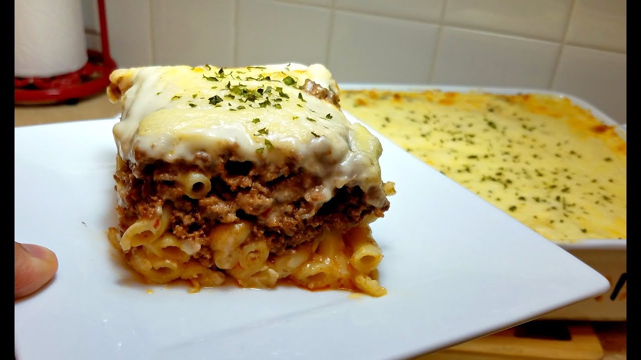 How to make Pastitsio (Greek Pasta Bake) - YouTube