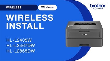 HLL2467DW wireless setup - Windows