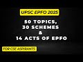 UPSC EPFO 2025- Topic through Advanced PYQ Analysis// For CSE Aspirants