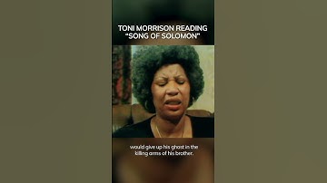 Thumbnail of Toni Morrison reads an excerpt from ‘Song of Solomon’ on ALL ARTS