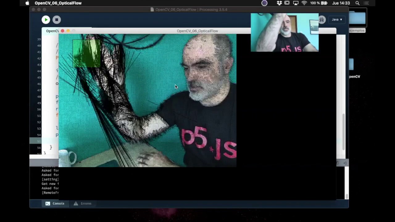 OpenCv: optical flow - YouTube