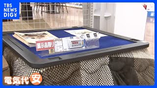 節電効果で“こたつ”に再注目！ 1人用タイプに意外な場所で楽しめるものまで…「眠くなるほど心地よい」その魅力とは｜TBS NEWS DIG