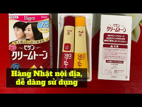 Video Tự nhuộm tóc với thuốc nhuộm phủ bạc Bigen 7G | Thích... - youtube
