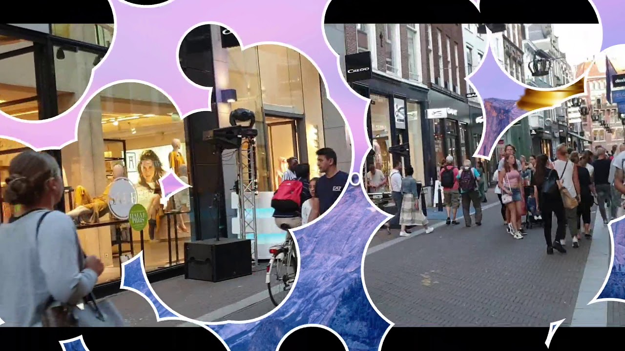 Suasana centrum denhag, belanda