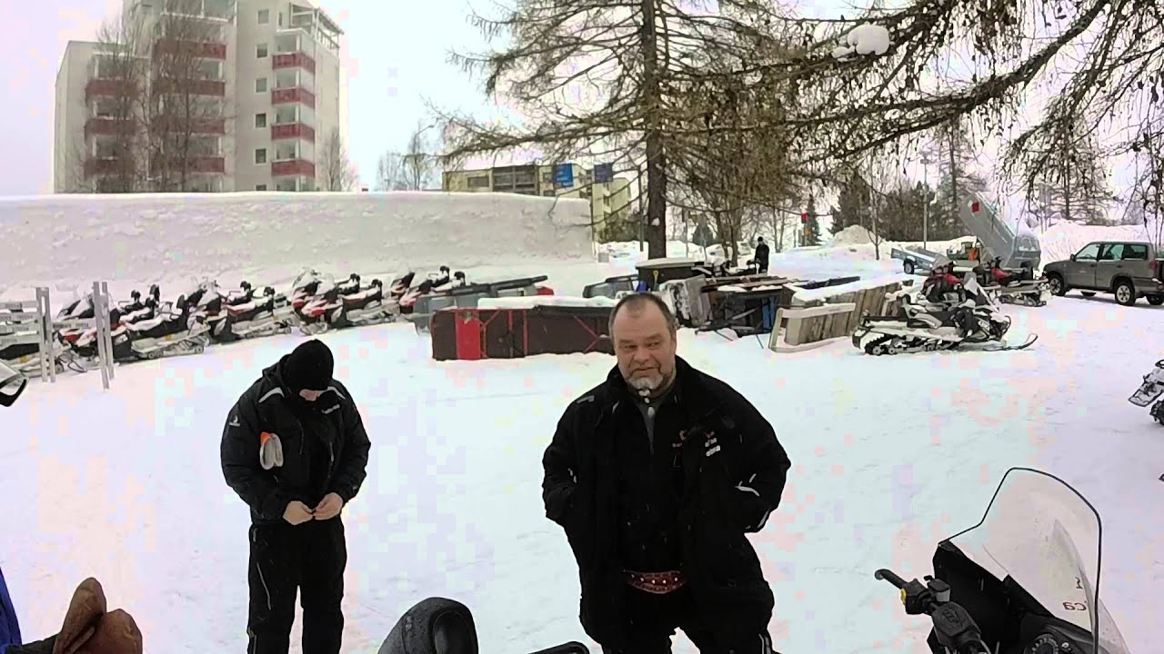 Snowmobiling Rovaniemi 8 March 2016 - Pt 7 (Safartica)