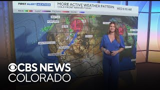 Cold front brings cooler temperatures and storm chances to Colorado