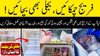 Fridge Cleaning Tips ❄️ | Easy Way to Remove Freezer Ice | Secret to Saving Electricity