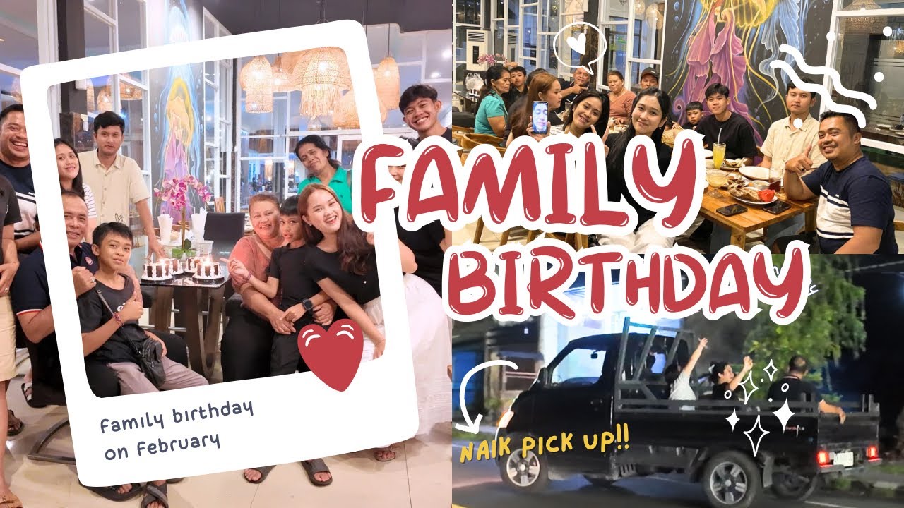 KE RESTO NAIK PICK UP?! (Keluarga Ter-Absurd) hahahaa. Family Birthday on February