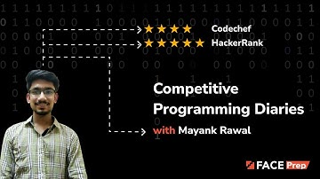 Competitive Coding Experience | Codechef 4 star Coder | FACE Prep Interview Saga #9