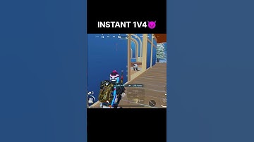 🔥 From Zero to Squad Wipe: Instant 1v4!🥵#viral #shortsviral #bgmi #1v4clutch #youtube