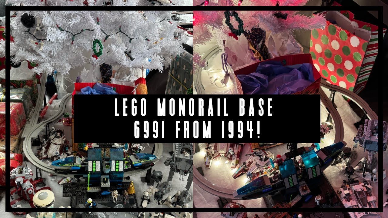 Adding a LEGO Monorail to My Star Wars Christmas Tree | Classic Set ...