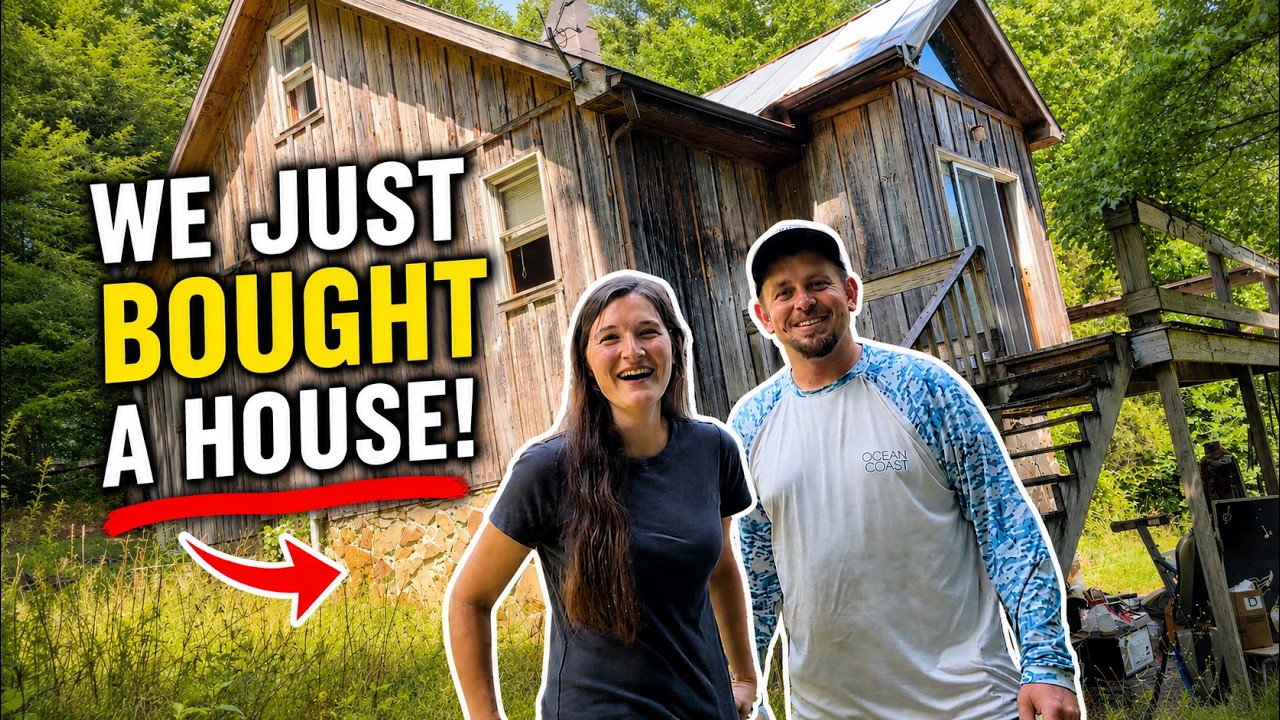 We bought an ABANDONED House Full of The Previous Owners stuff!  -Episode 1 Hilltop Cabin Renovation