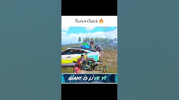 Fastest Clutch 🔥Bgmi #bgmi #trending #pubgmobile #viral #shorts #giantisliveyt
