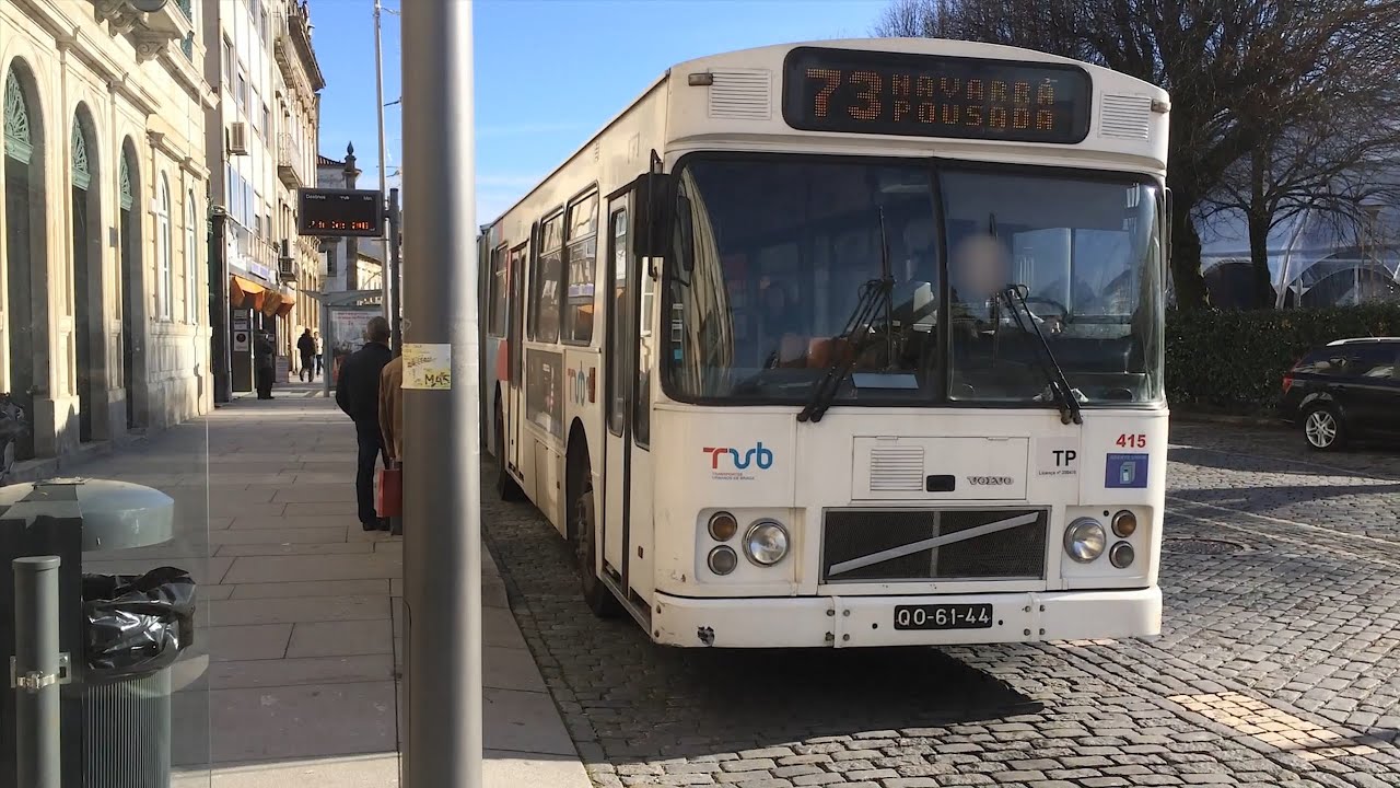 TUB Braga - Volvo B10MA-55 Camo UR88 Artic - Bus 415 - Carreira / Line 73 [v2] [1440p]