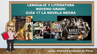 GUIA 17 LA NOVELA NEGRA