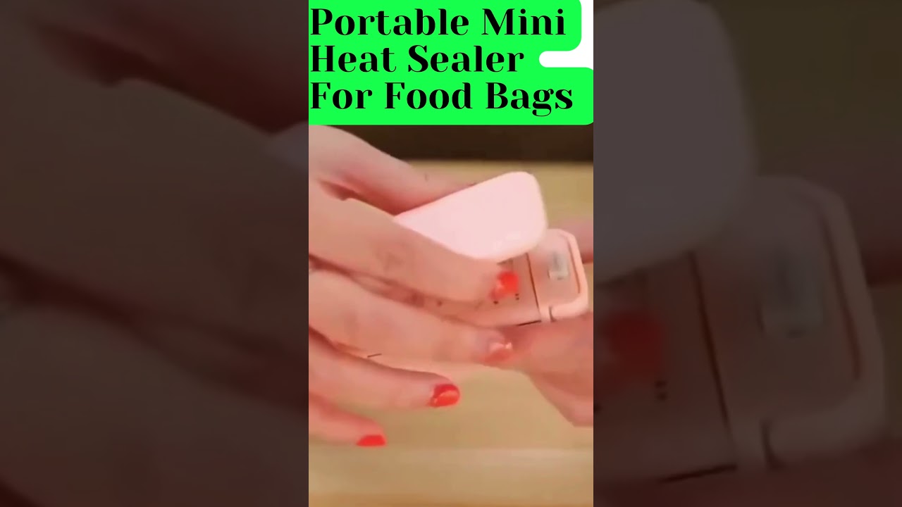 Portable Mini Heat Sealer For Food Bags