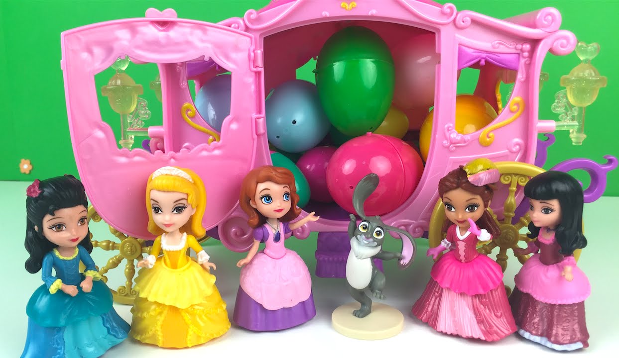 LA FIESTA CON HUEVOS SORPRESA DE PASCUA CON LA PRINCESA SOFIA Y SUS ...
