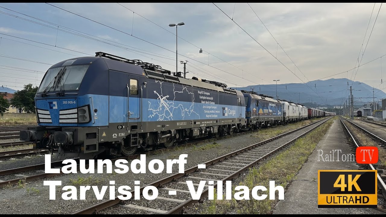 Führerstandsmitfahrt / Strecke 408 nach Villach & Tarvis /  18.06.2023