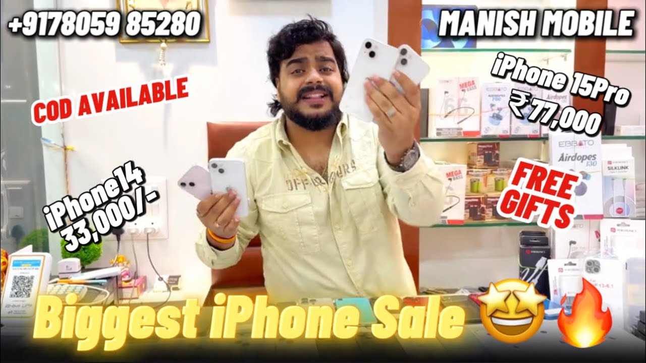 Biggest iPhone Sale 🤑🔥 || Manish Mobile Raipur(CG) || Cheapest iPhone Market 📱