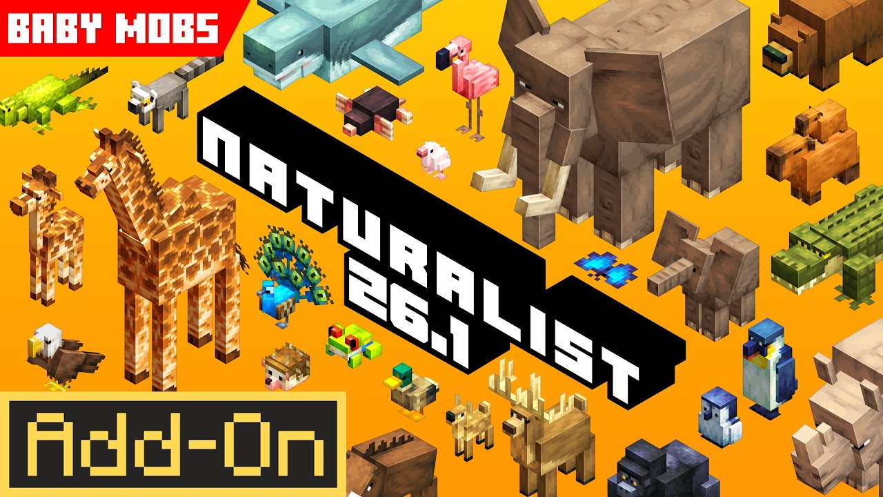 Naturalist Add-On 26.1 | Minecraft