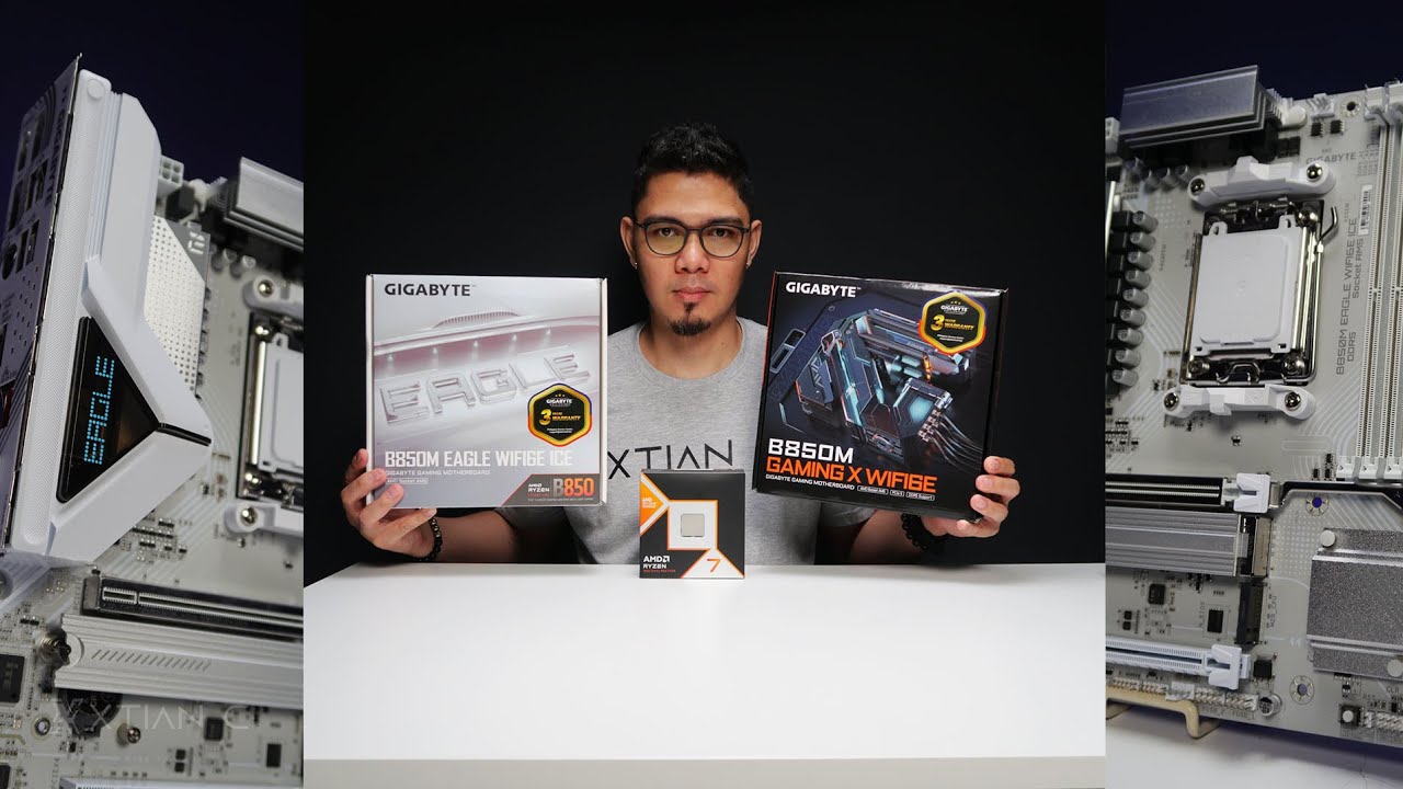Gigabyte B850M Eagle Wifi6E ICE & B850M Gaming X Wifi6E Gaming Motherboards [Ph]