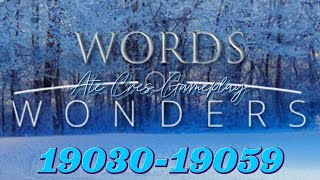 WORDS OF WONDERS CROSSWORD PUZZLE Level 19030-19059