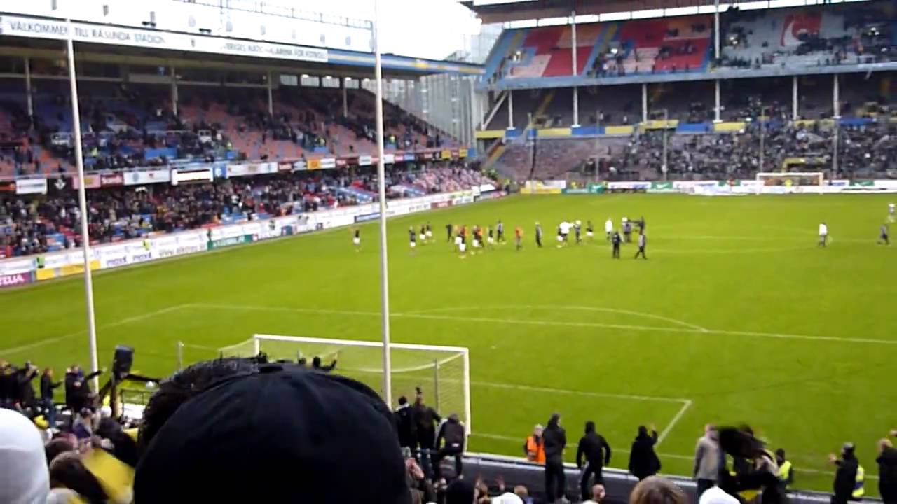 Bajen-AIK 25/10 2009 (1-2) Efter Matchen - YouTube