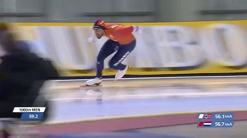 Kjeld Nuis 1000m - 1:06.18 (WR) World Cup Final 2018/2019 Salt Lake City