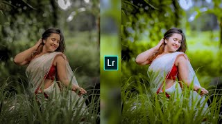 Pengeditan foto Lightroom dengan nada hijau limau dan abu-abu//Unduh preset Lightroom gratis//