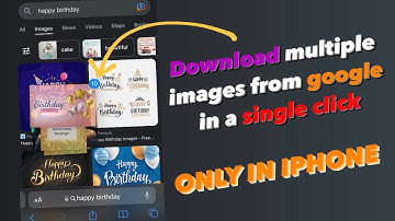 Download multiple images from google in a single click using iPhone/iOS | Drag and paste | Ep #03