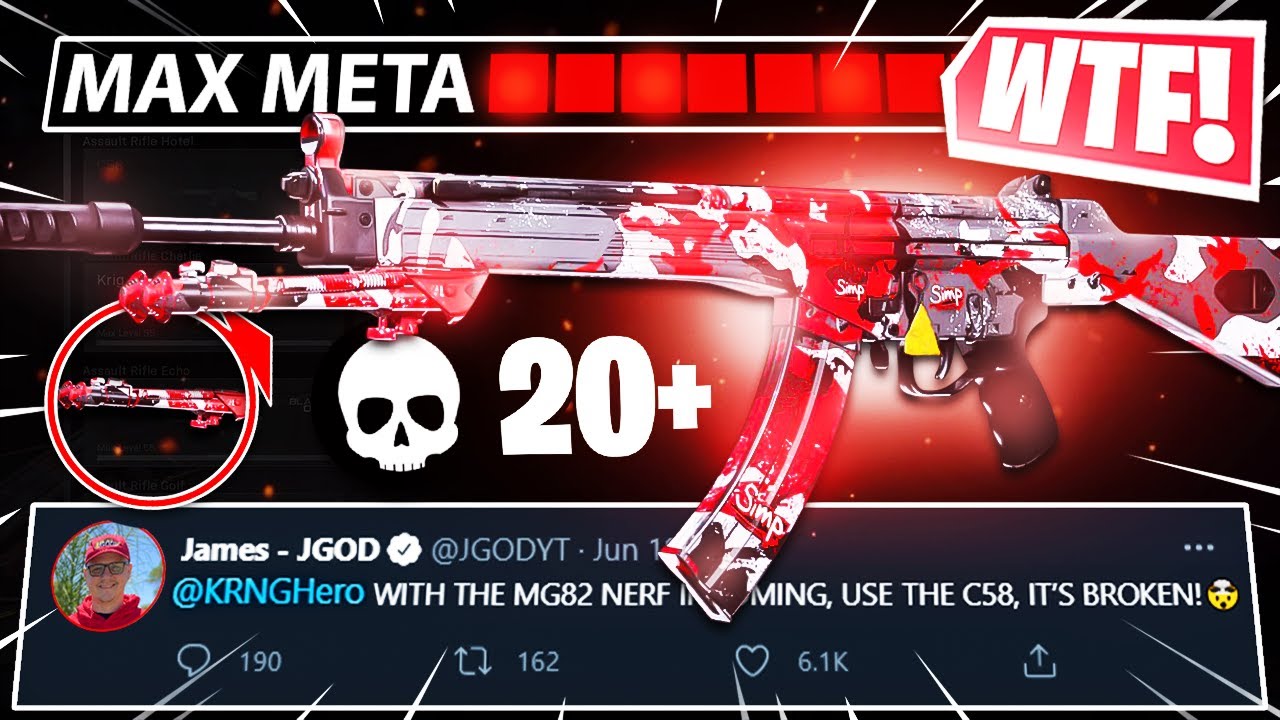 NEW C58 META WARZONE SEASON 4... INSANELY POWERFUL 💪 C58 BEST CLASS SETUP LOADOUT is OVERPOWERED!