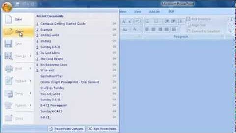 How to Open a Powerpoint Presentation