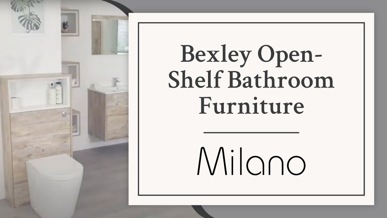 Bexley Open-Shelf Bathroom Furniture | Milano
