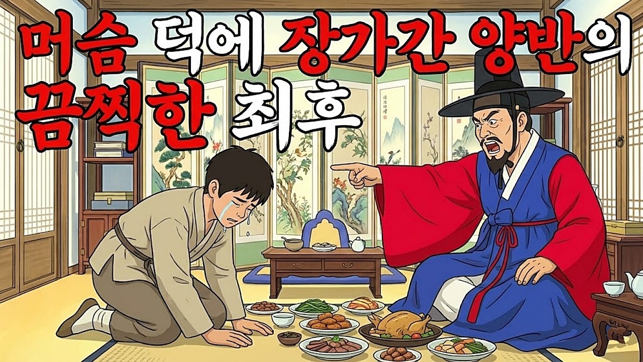[7편] 은혜를 원수로 갚더니.. 결국 신부에게 천벌 받은 파렴치한 선비의 최후. 조선시대 민담 | 배은망덕 선비의 최후 | 금비녀와 현명한 신부