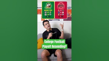 SHOULD THE PLAYOFF RESEED AFTER THE FIRST ROUND? #cfp #cfbplayoffs #cfb #football #ncaafootball