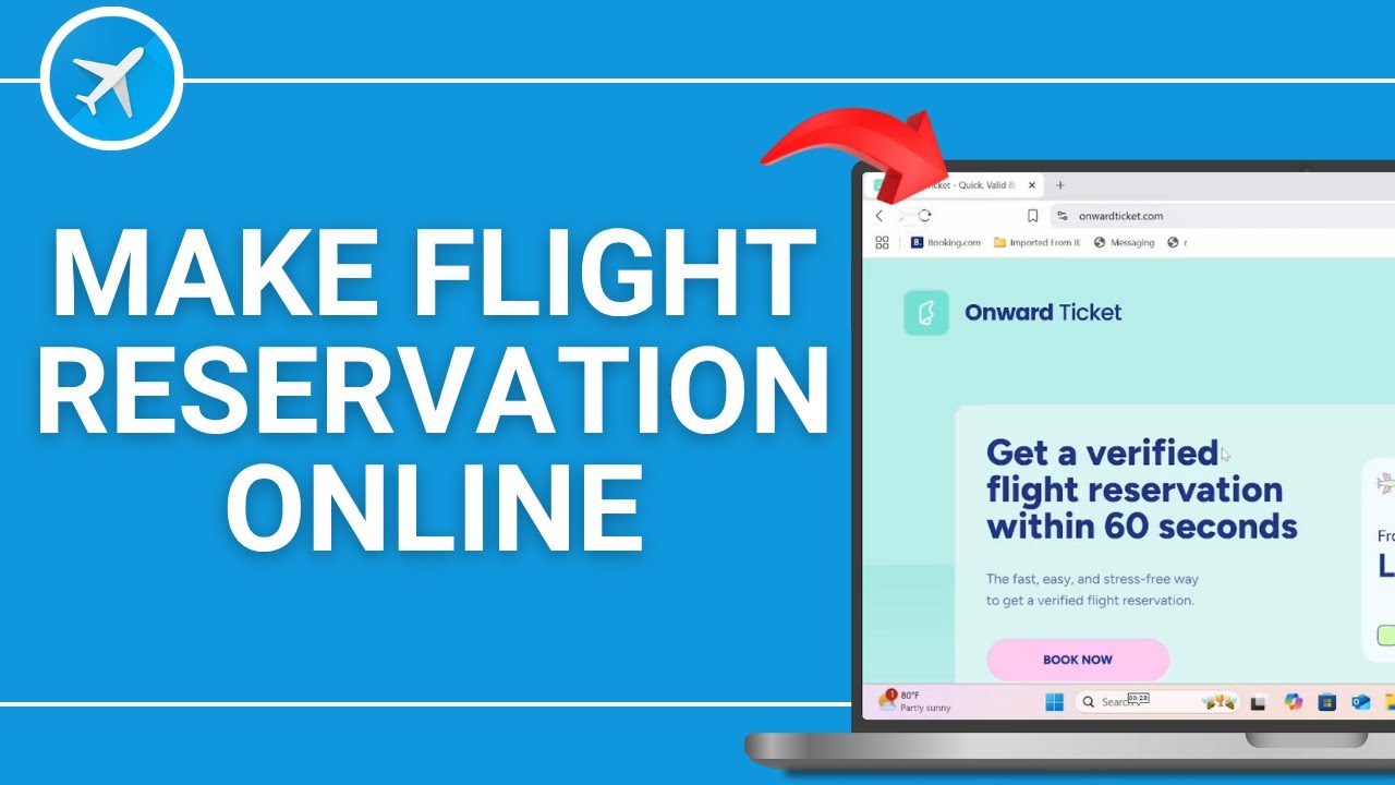 How to Make Flight Reservation Online - YouTube