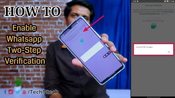 How to enable WhatsApp Two-Step verification & Password recover