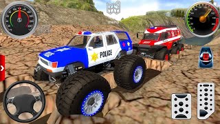 Juegos De Carros Police Monster Truck Impossible Driver Car Extreme Racing For Android Mud Gameplay screenshot 5
