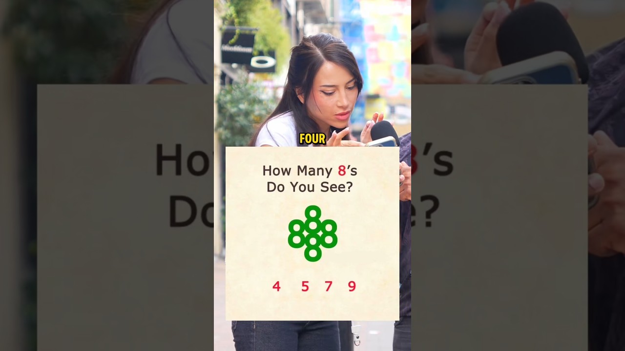 How Many Eights In This Street Trivia #streetinterviews #streetinterview #interview