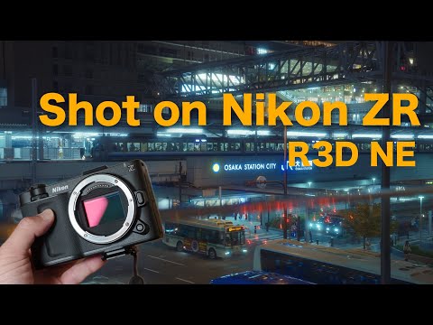 Shot on Nikon ZR Red R3D NE | Cinematic Street Videography | Osaka
